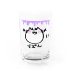 ちゅき亭。のでぷんねこ でびる Water Glass :front