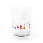 おばけ商店のおばけグラス＜妖怪ラインダンス壱＞ Water Glass :front