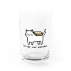 せんゃんのバター猫のパラドックス Water Glass :front