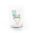 クアッカワラビーくんの日常＆あしゆびふれんず公式グッズのあしゆびうさぎ Water Glass :front