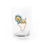 クアッカワラビーくんの日常＆あしゆびふれんず公式グッズのあしゆびらいおん(ブルー) Water Glass :front