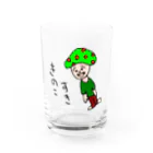 よかとロックのキノコ好き Water Glass :front