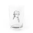 音楽愛好家協会「こんごう」 の【モーツァルト】-ブラック Water Glass :front