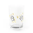 はち / きまぐれハチログのとびだすねこ いっぱい Water Glass :front