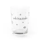 white sodaのwhitesoda_bk Water Glass :front