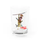 Rock catのKABUKI SAMURAI Water Glass :front