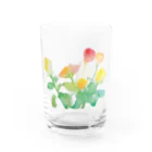 Gardenの花束 Water Glass :front