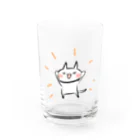 はち / きまぐれハチログのばんざいねこ Water Glass :front