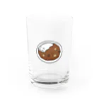 空飛ぶねこちゃん研究所のねこカレー Water Glass :front