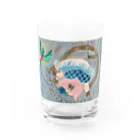 花と雲のサーカスドロシー空中ブランコ Water Glass :front