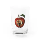 HANDSOMEの虎とりんご_Tiger&apple グラス前面