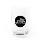 SOMAのSOMAロゴ　グラス Water Glass :front