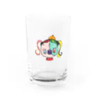 きみちゃんのお店のピカソちゃん Water Glass :front