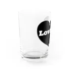 歌謡曲カフェLover'sのloversハート Water Glass :front