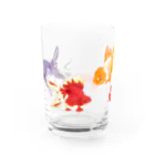 あやるの金魚たち/背景無し Water Glass :front