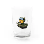 hitohana*＋α《ヒトハナ＋α》のネコマル式戦車 Water Glass :front