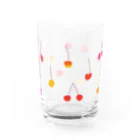 柳田まち Machi Yanagidaのさくらんぼのグラス Water Glass :front