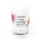 おとぼけビ～バ～のPray for LIVE music アマビエ グラス Water Glass :front