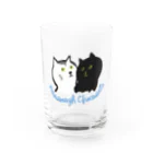 nananogh chocolataのタロまる　ブルー Water Glass :front