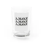 A.M.O.Z Official ClothingのA.M.O.Z Glass_Modern Logo グラス前面