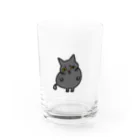 テンちゃん一家の黒猫レイリー Water Glass :front