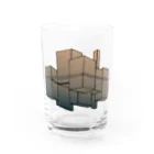 気ままに創作　よろず堂の摩天楼 Water Glass :front