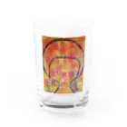 okaka-yamabokkoの虹色のワンピース Water Glass :front