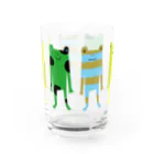 かよくらふと kayo's craft shopのカエル3 Water Glass :front