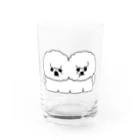 よこ丸たて丸の よこ丸くんとたて丸くん Water Glass :front