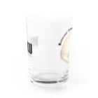 moromi_mukuの謎猫：飲み物用 Water Glass :front