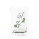 ねこめいんの店の鳥獣戯画 Water Glass :front