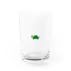 Kamekichiのワンポイントカメ吉の雑貨 Water Glass :front