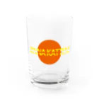 「ことばあそび」のミンナカッテネシリーズ Water Glass :front