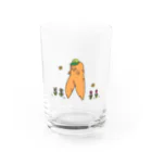 honobono-kazokuのにんじんくん Water Glass :front