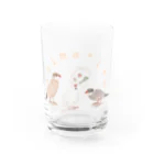 anima*l*eのおつかい文鳥 Water Glass :front