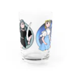 kaeruco(* 皿 *)のユニコーンイルカと角と牙 Water Glass :front