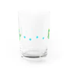 おばけ商店のおばけグラス＜河童ときゅうり・ちぎり絵＞ Water Glass :front