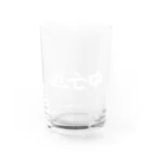 風天工房の逃亡中（白） Water Glass :front