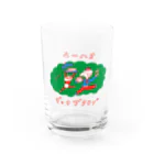 楽しい夏休み研究所のニーハオ！餃子倶楽部（相方用） Water Glass :front