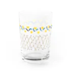 のばら（NOBARA）の黄色のお花コップ Water Glass :front