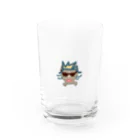 コドモノ楽ガキのおっさんねこ？ Water Glass :front