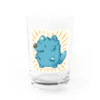 濃厚クリームがけワンコのつやピカななし Water Glass :front