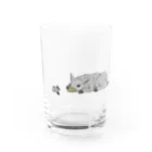 やさいちゃんのグレーコンビ Water Glass :front