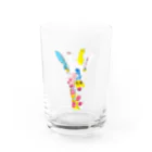 𝐈𝐤𝐞𝐝𝐚 𝐊𝐞𝐢𝐤𝐨のキリン Water Glass :front