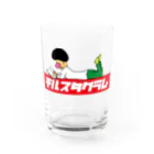 チルにいさんのチルにいさん　LOGO Water Glass :front