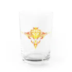 KARASU_HAGANE SHOPの紋章風ハート Water Glass :front