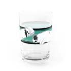 親戚のおばちゃんのお店のティーちゃん６ Water Glass :front