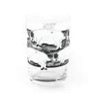 親戚のおばちゃんのお店のティーちゃん沢山チモシーVer Water Glass :front