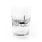 ひかの山のある風景 Water Glass :front