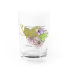 ブリキ屋の猫神さまの仲間（アロ左向き） Water Glass :front